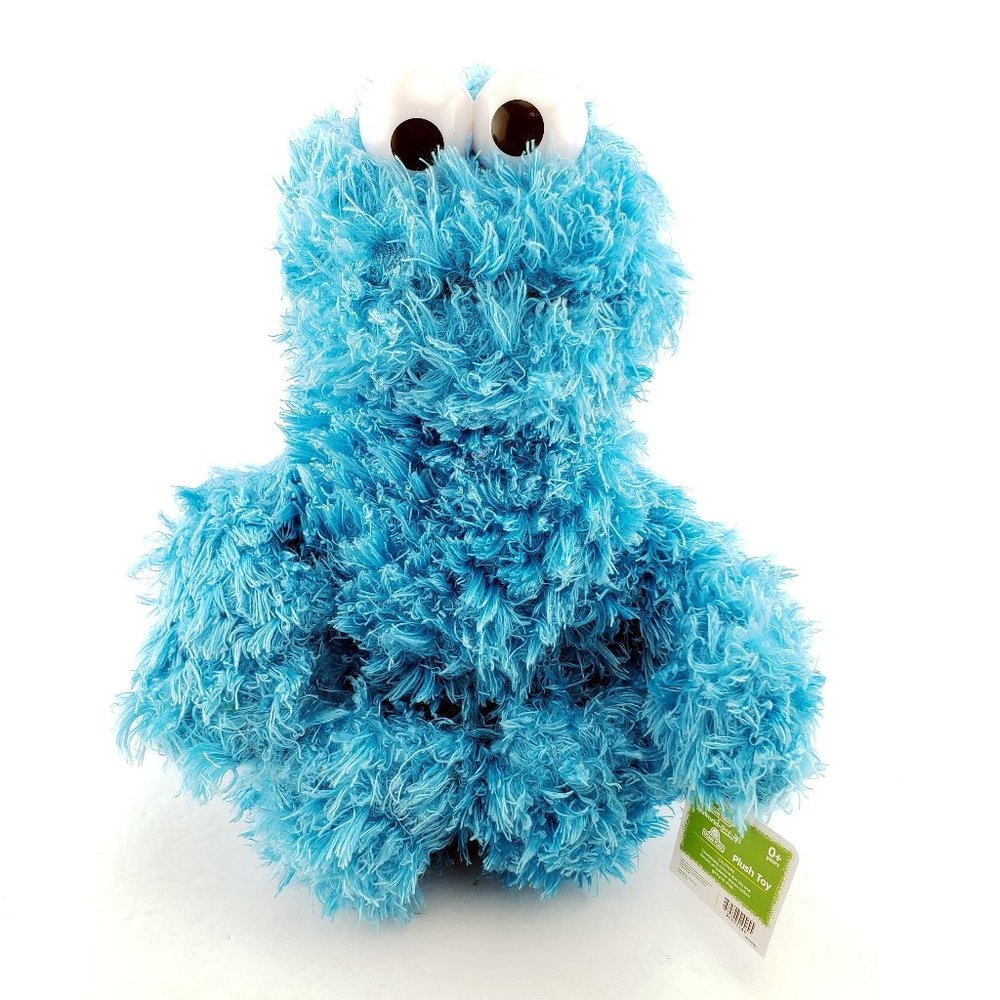 New COOKIE MONSTER Large Plush Sesame Street Character from Sesame Place